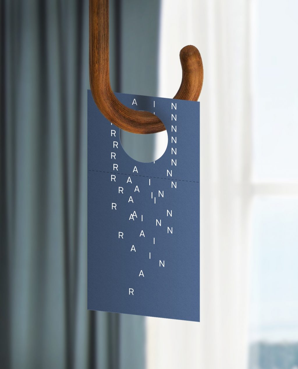 Alexishotel umbrellacard wood