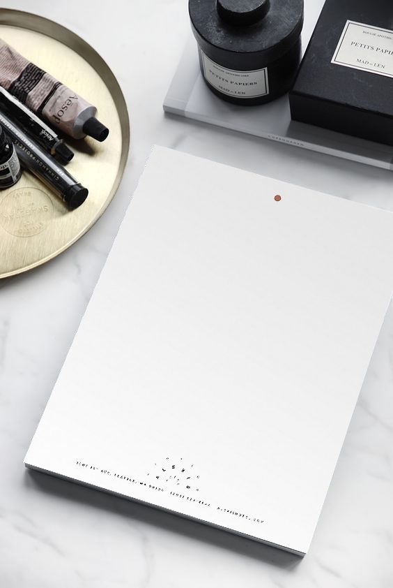 Alexis letterhead mockup