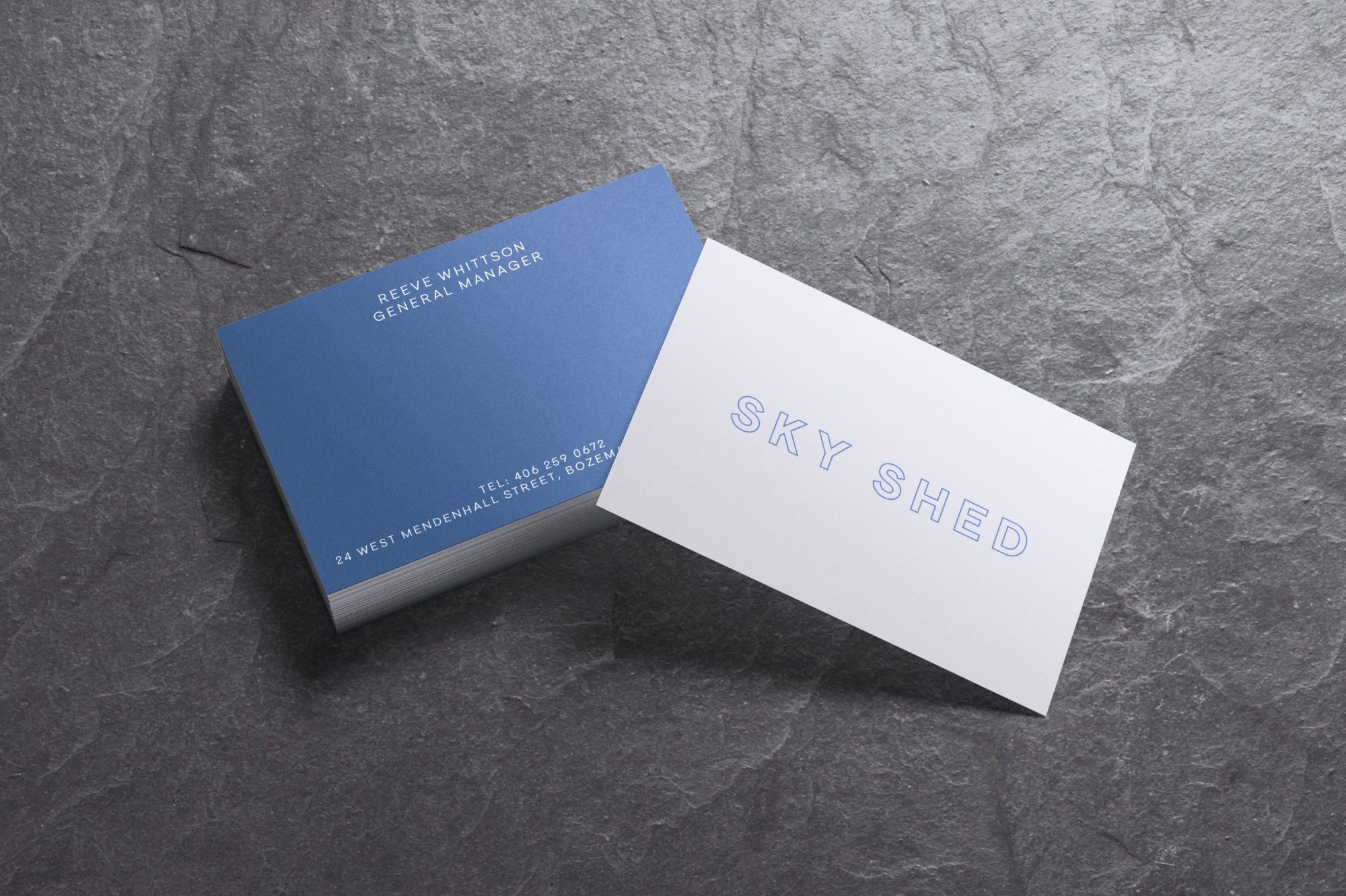 Bozeman Sky Shed Business Cards 02 13428