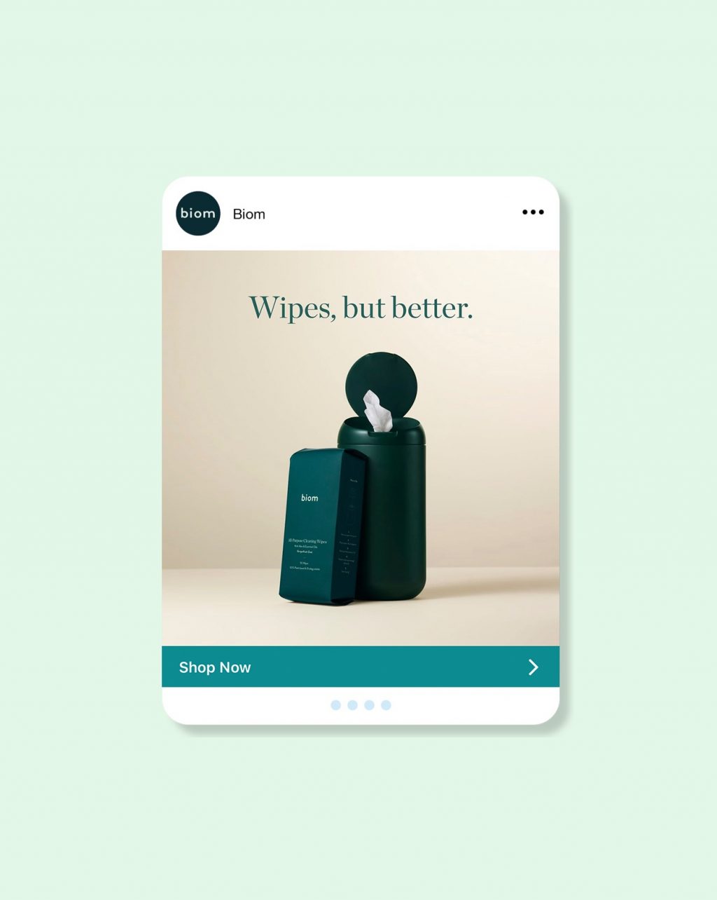 Biom IG paid Ad