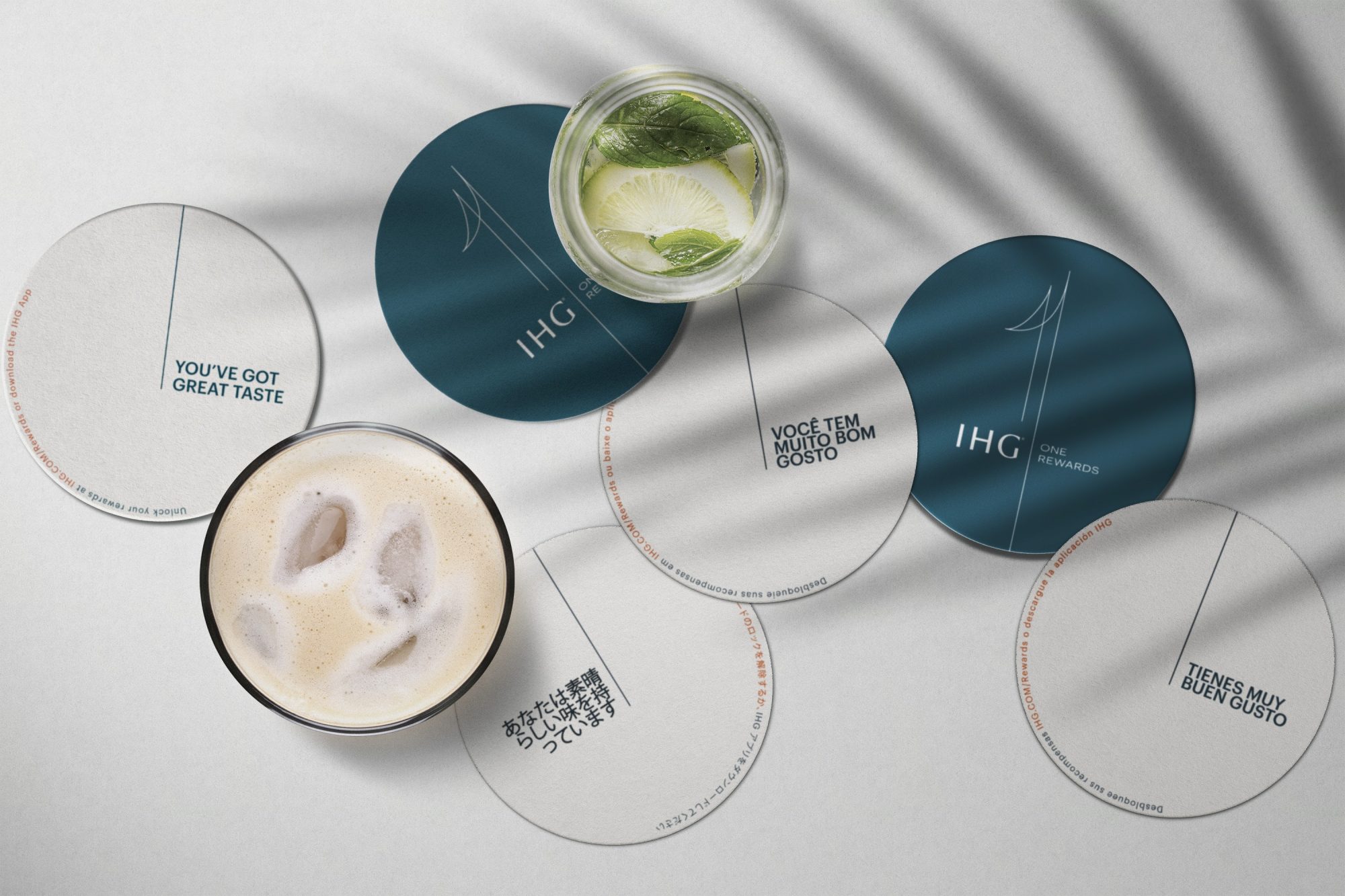 IHG coasters