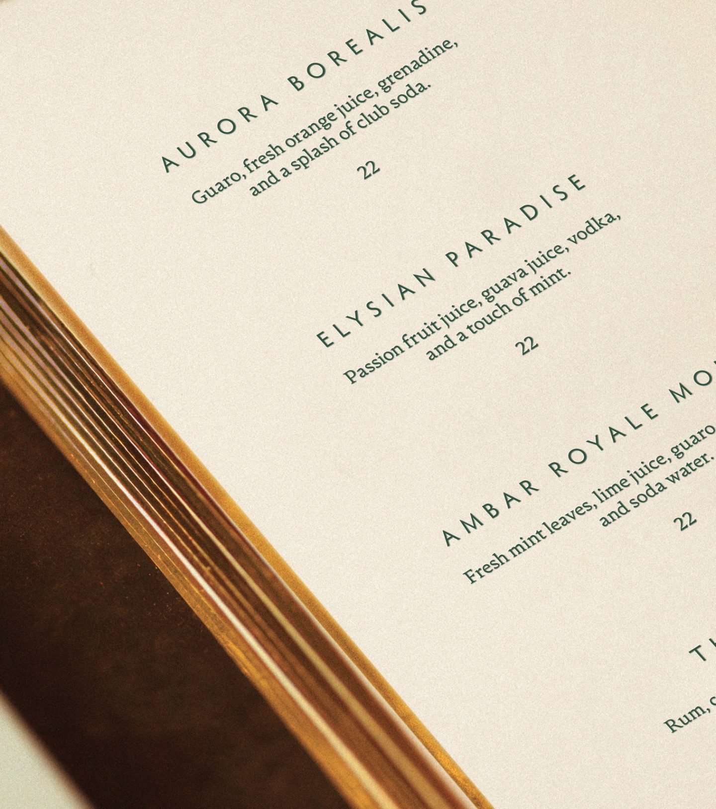 Ambar cocktaildetail